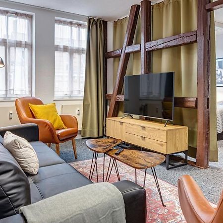 Pressehaus Apartment Steinweg Mühlhausen Esterno foto