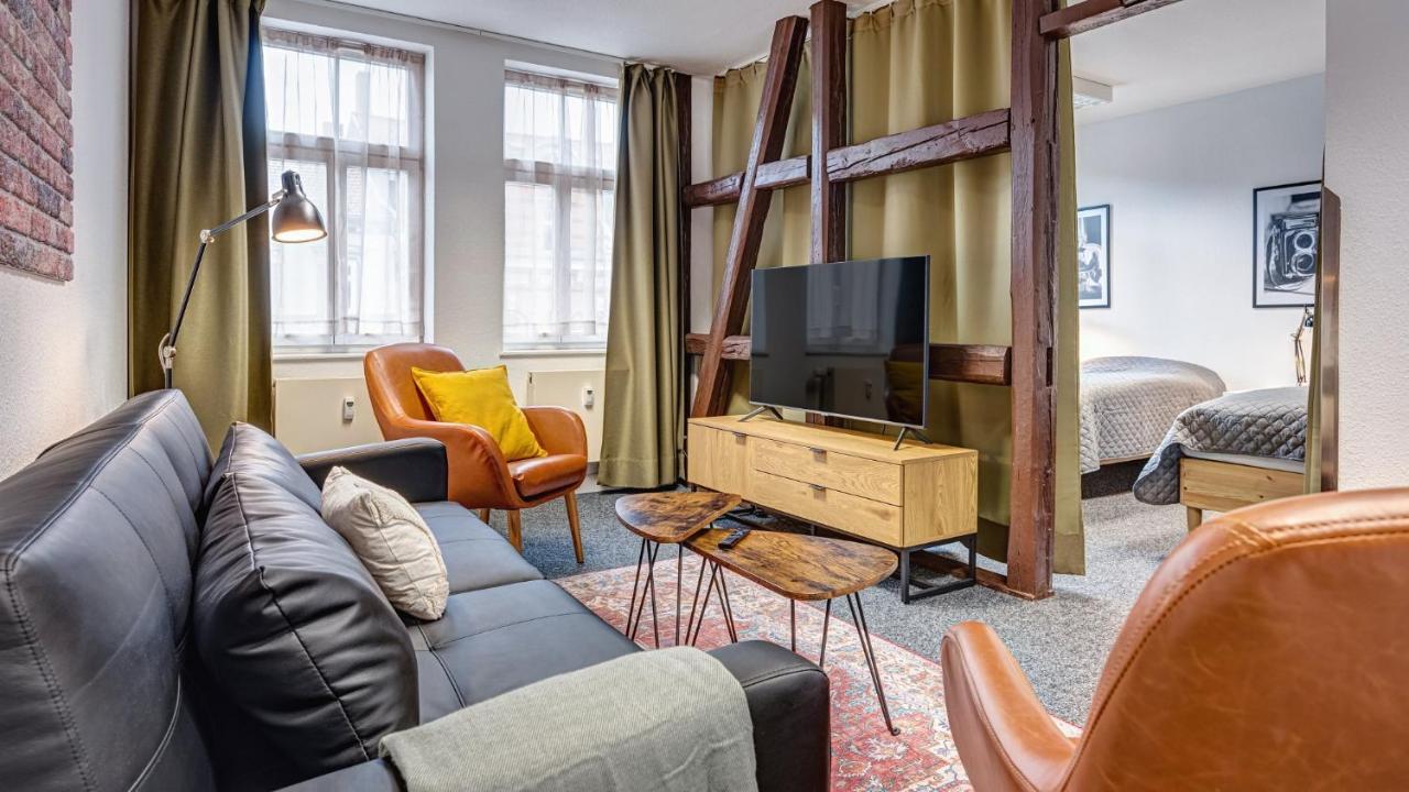 Pressehaus Apartment Steinweg Mühlhausen Esterno foto